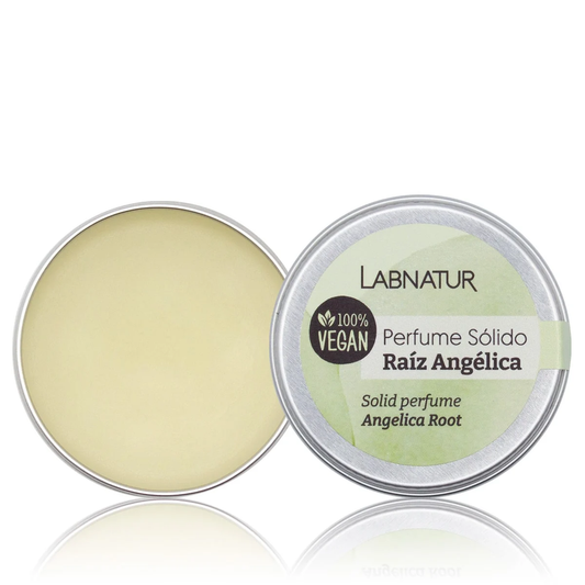 Perfume Sólido Raíz de Angélica Labnatur 15 ml | Aroma Herbal | Natural | Formato Compacto_0