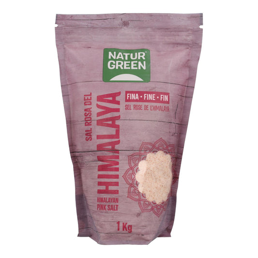Sal rosa fino dos Himalaias Naturgreen 500 g