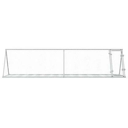 Conejera Acero Galvanizado Plateado 400x105x91 Cm_3
