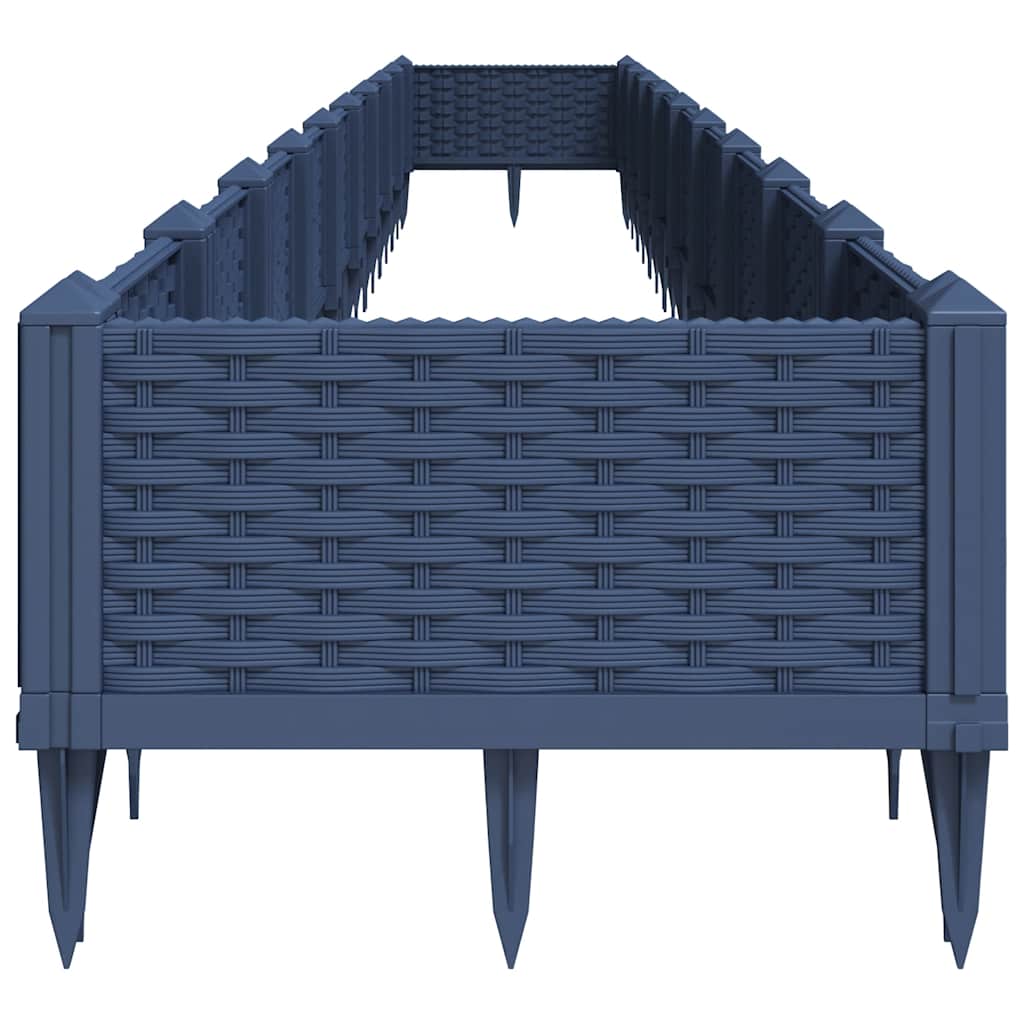 Jardinera Con Clavijas Pp Azul Gris 362,5x42,5x28,5 Cm_3