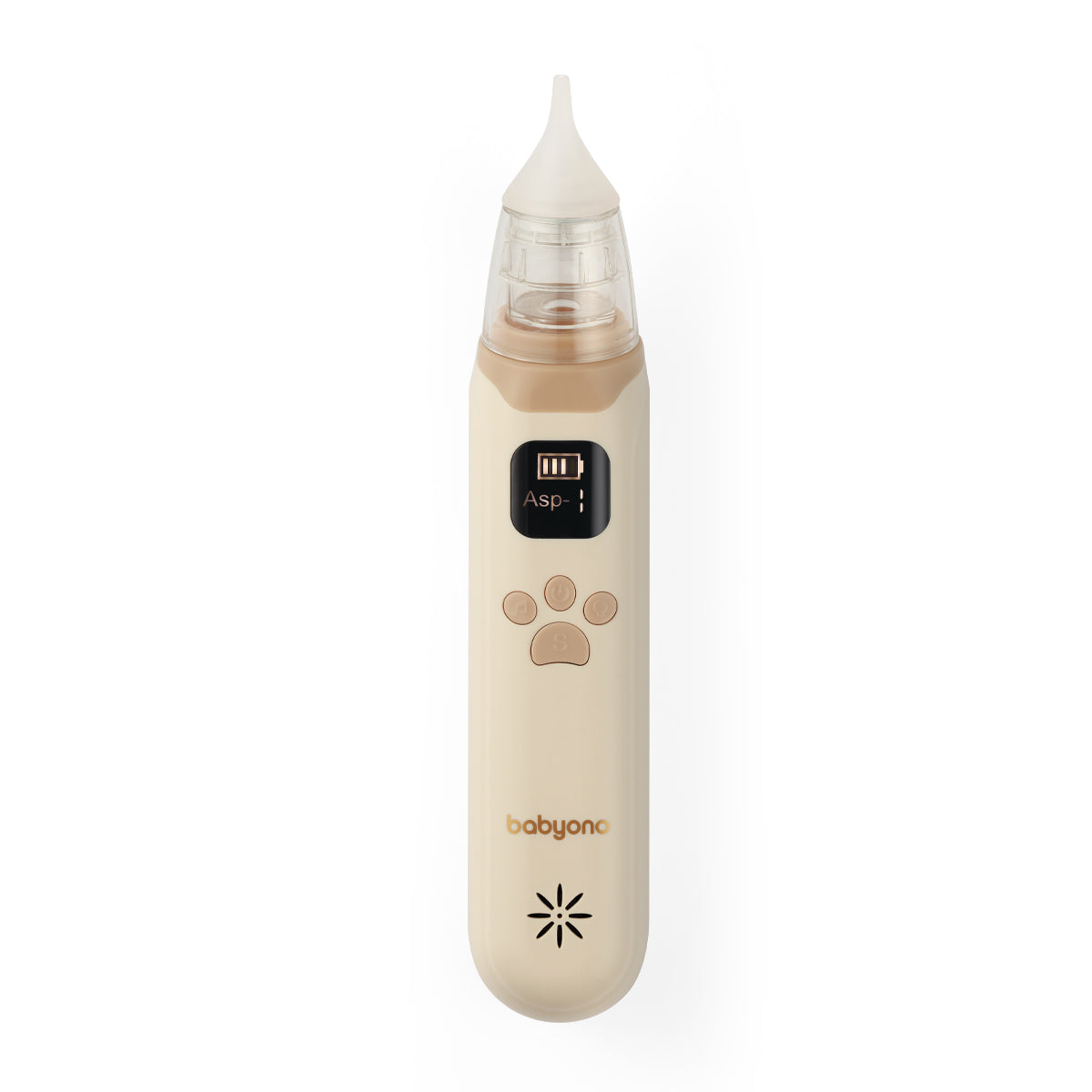 Babyono Aspirador Nasal Eléctrico Ultrasilencioso Beige_0
