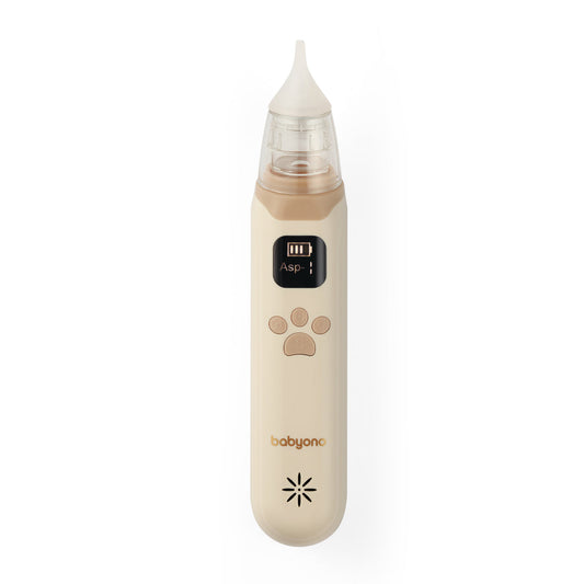 Babyono Aspirador Nasal Eléctrico Ultrasilencioso Beige_0