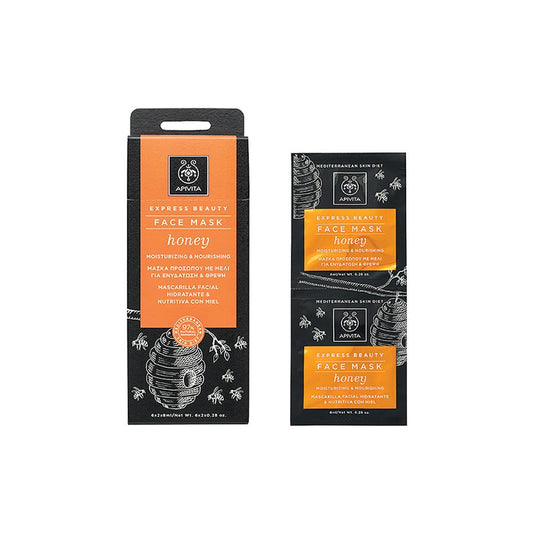 Apivita Express Beauty Máscara Hidratante e Nutritiva 2 x 8 ml