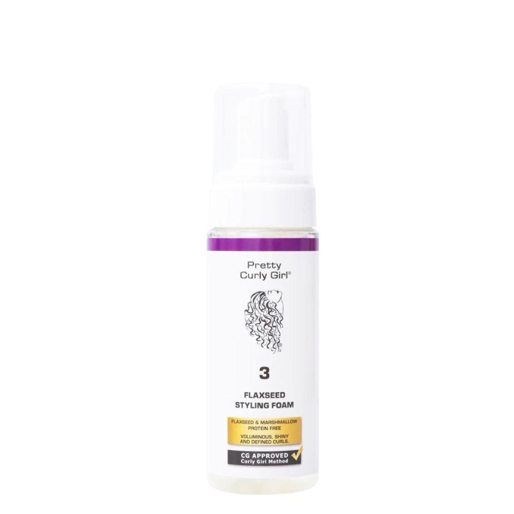 Pretty Curly Girl 3 Flaxseed Styling Foam 150ml_0