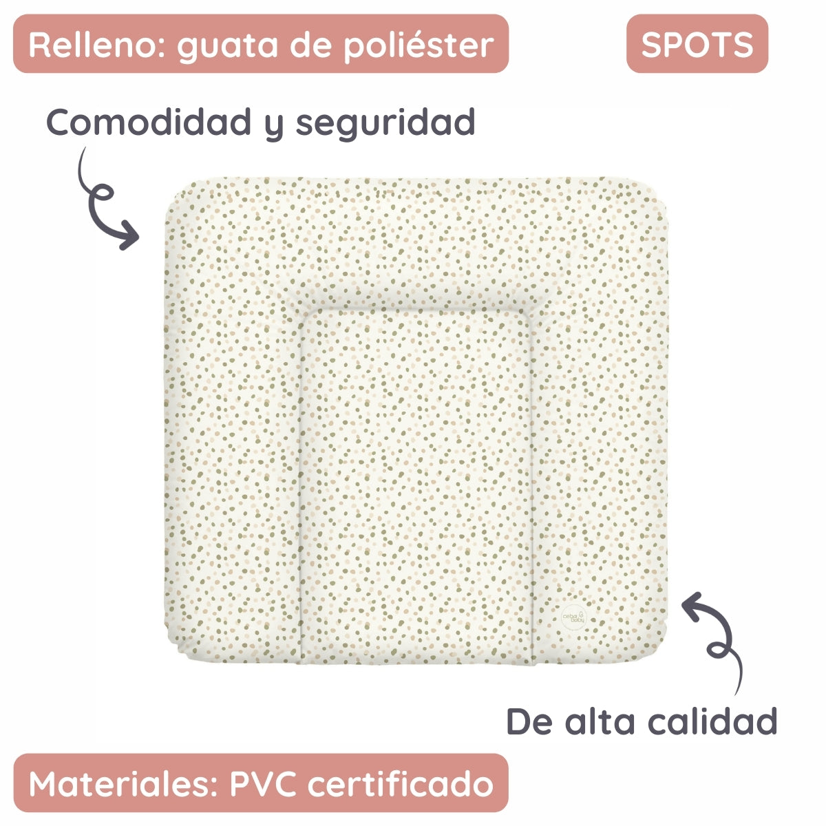 Cambiador Blando Para Comoda T-m Basic Spots_1