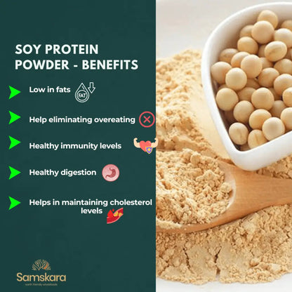 Proteína De Soja - 500g | Proteína Vegetal En Polvo Vegana Para Batidos Y Repostería, Sin Azúcares Añadidos, Sin Gluten_4