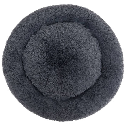 Vidaxl Cojín Lavable Para Perros Y Gatos Felpa Gris Oscuro 90x90x16 Cm_3