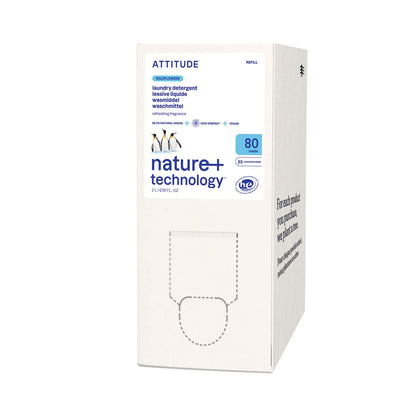 - Recarga de detergente para roupa Wildflowers Nature + Technology 2 L 80 lavagens