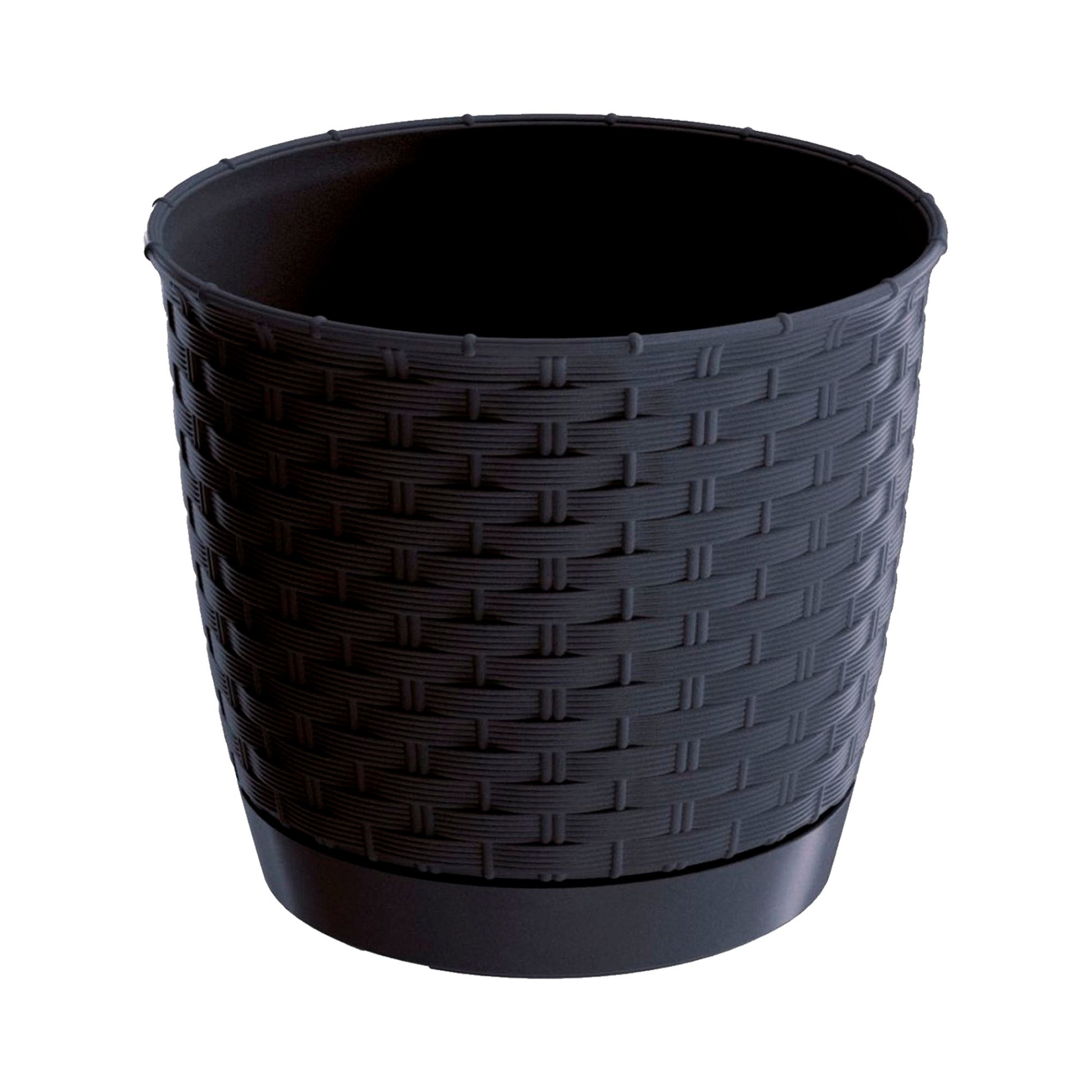 Maceta Ratolla Round 1,2l., Dimensiones (mm) 145x145x127, Color Antracita_0
