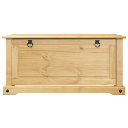 Mueble Zapatero Corona Madera Maciza De Pino 99x32x47 Cm / Vetonek_3