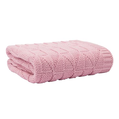 CoZee Cobertor de malha 100% algodão para bebé Tutti Bambini riscas multicoloridas