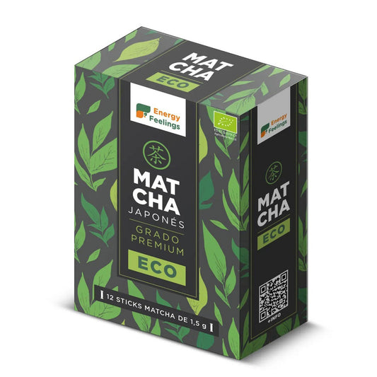 Caja 12 Sticks Matcha ECO Energy Feelings 18 g