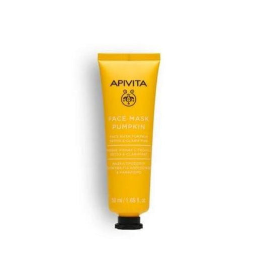 Máscara facial de limpeza e desintoxicação de abóbora APIVITA, 50 ml
