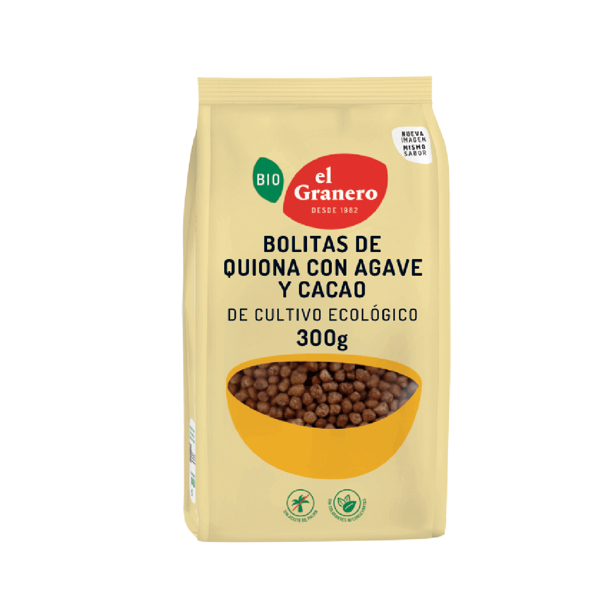 Bolas de Quinoa com Agave e Cacau El Granero, 300 g