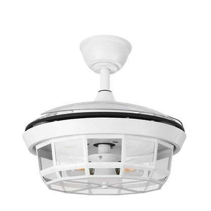 Ventilador Dc Tornado Blanco 3xe27 91d 3aspas Desplegables 6velocidades C/remoto Y Temporizador_1