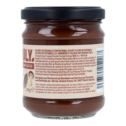 Natruly Organic Creme de Cacau e Avelã 200 g