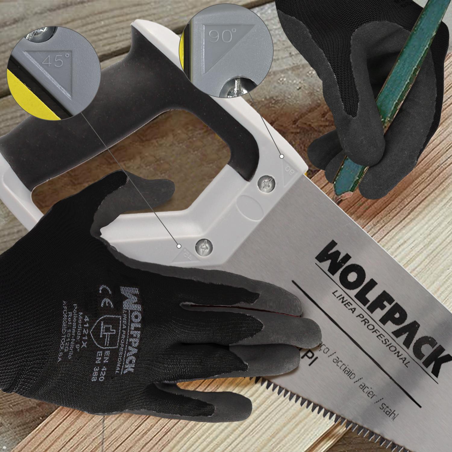 Serrucho Carpintero Bimaterial 400 Mm. / 16 Acero Sk5 Triple Afilado Sierra Carpintero, Serrucho Carpinteria, Sierra Costilla_3