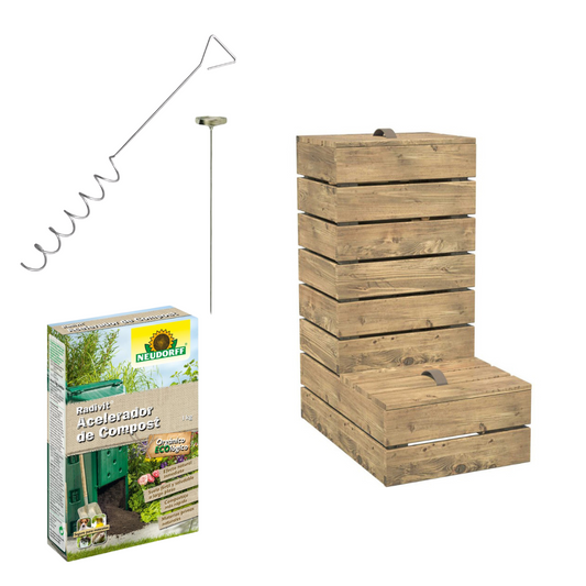 Altura do pacote de compostagem de jardim 95 L
