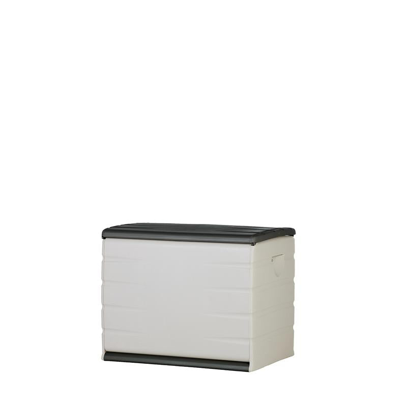 Baú 80 cm Space Saver Plastiken Preto Bege