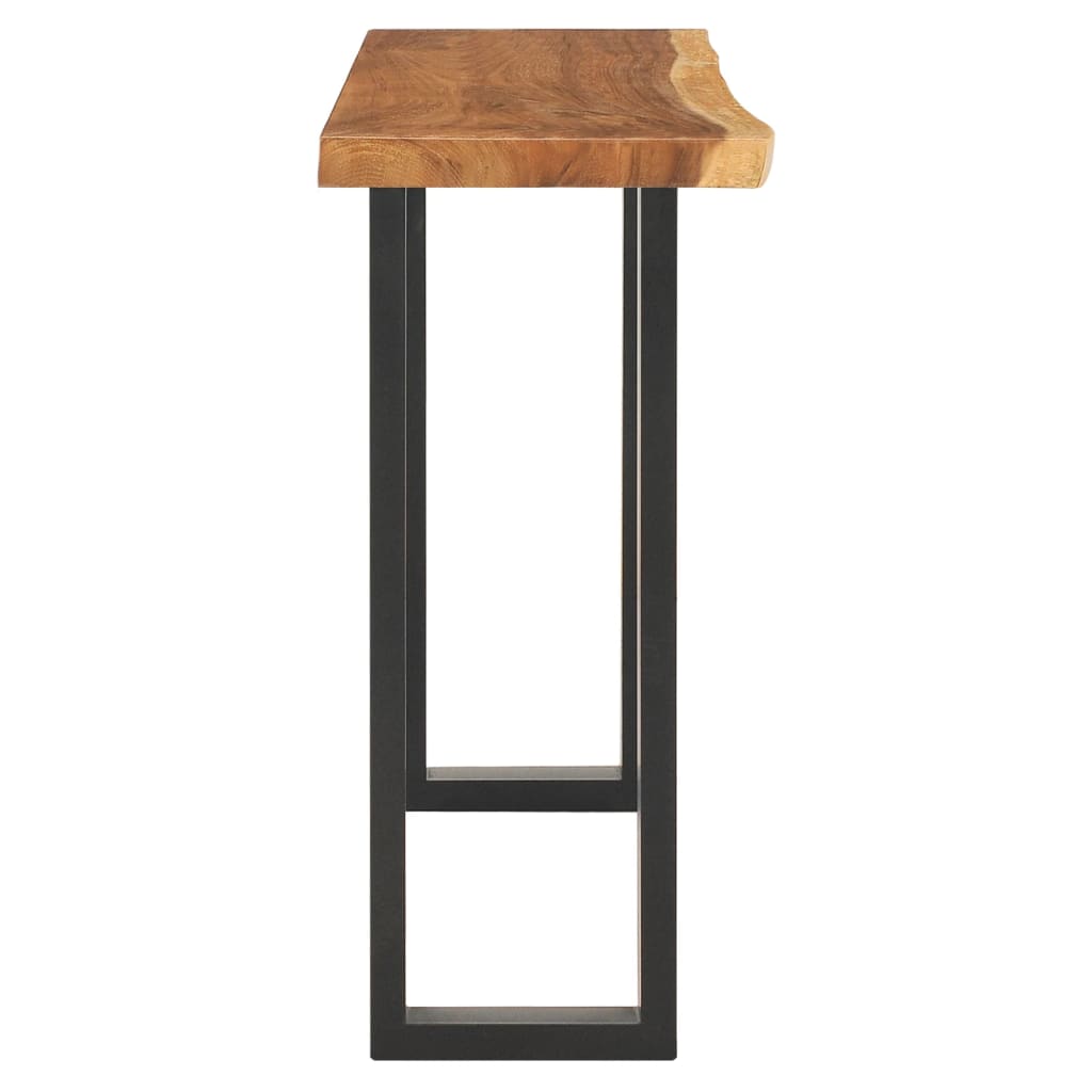 Mesa Consola De Madera Maciza De Suar 110x35x75 Cm_1