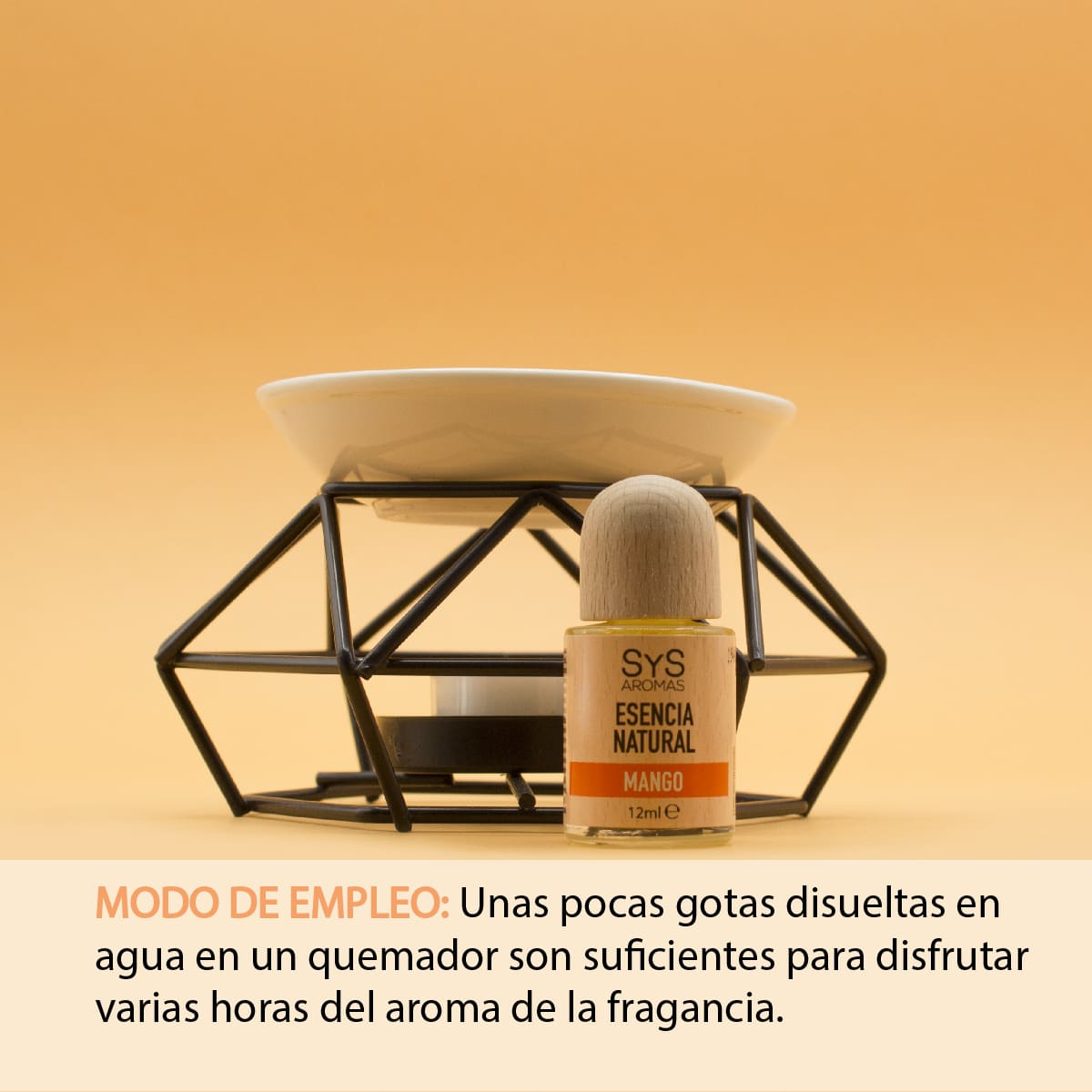 Esencia Natural Mango SYS Aromas 12 ml | Aroma Tropical y Afrutado | Para Quemadores y Humidificadores_1
