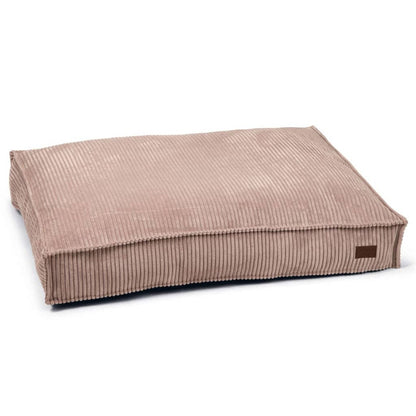 Designed By Lotte Cojín Para Perros Estriado 100x70x15 Cm Rosa_1