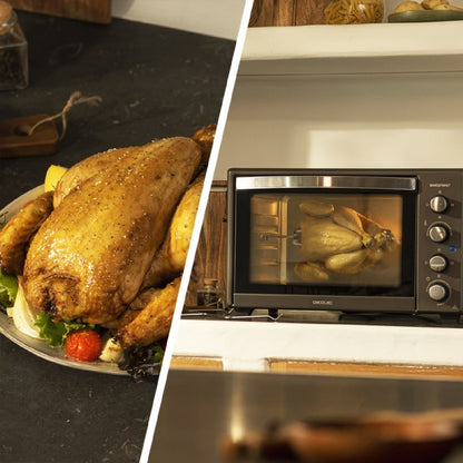 Cecotec Horno Sobremesa De Convección Bake&toast 4500 Black Gyro. 2000 W Capacidad 45 L 12 Funciones Combinables Incluye_3