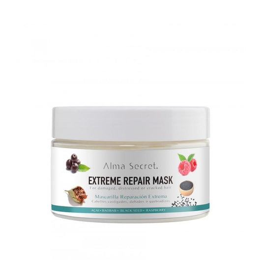 Máscara de Reparação Extrema (Cabelos Danificados, Quebradiços ou Danificados) Alma Secret 250 ml