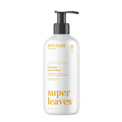 Sabonete Líquido para Mãos Super Leaves Lemon Leaves Attitude 473 ml