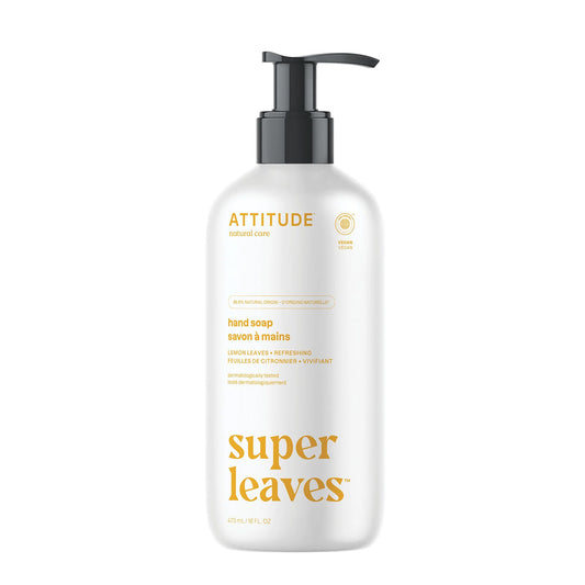 Sabonete Líquido para Mãos Super Leaves Lemon Leaves Attitude 473 ml