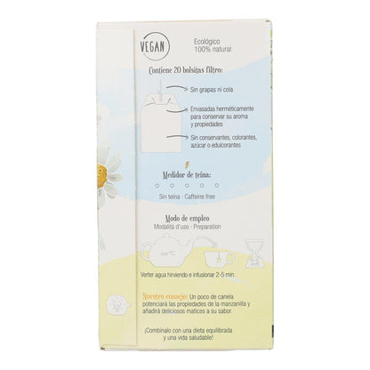 Camomila Bio 20 Filtros Santiveri