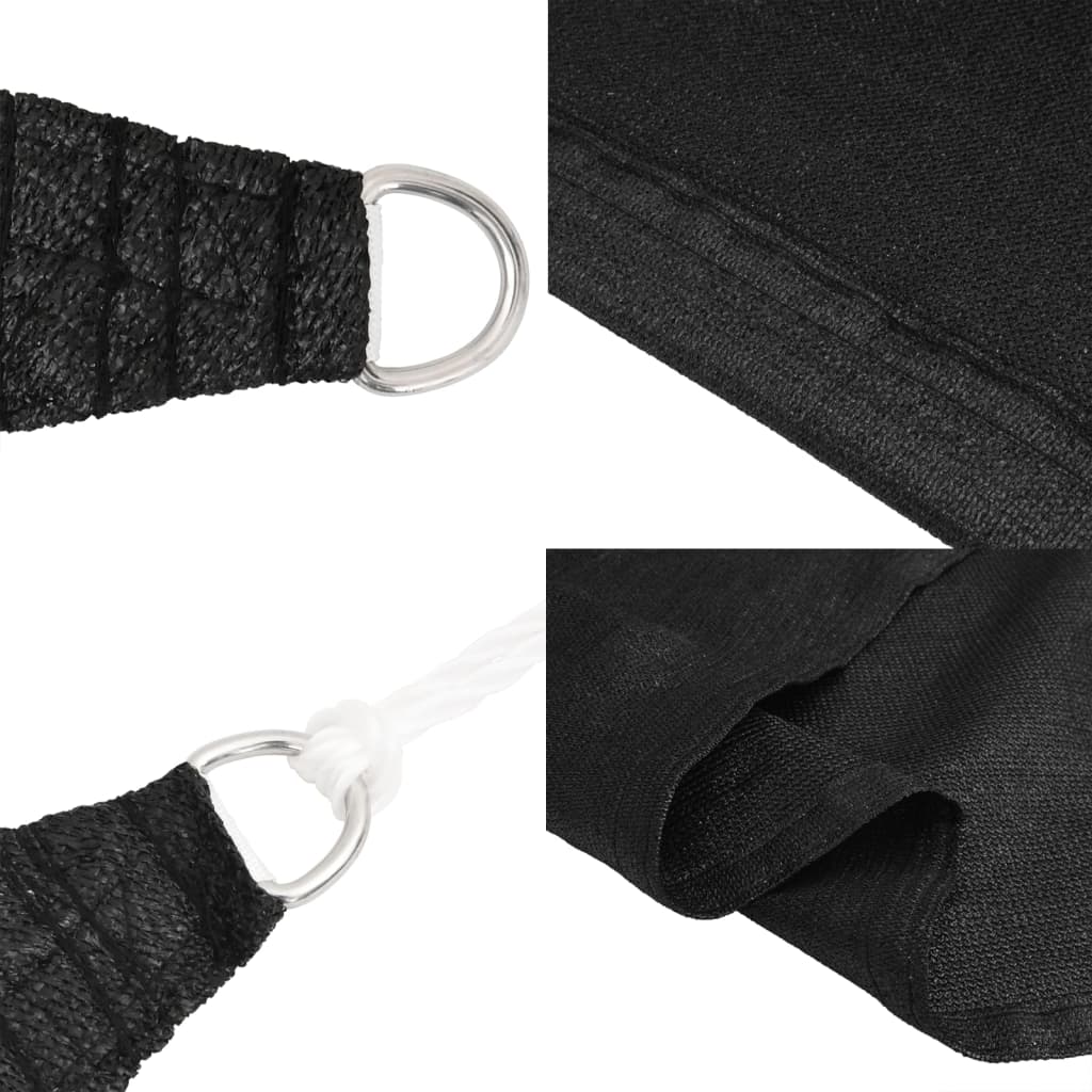 Toldo De Vela Hdpe Negro 160 G/m² 4x6 M_4