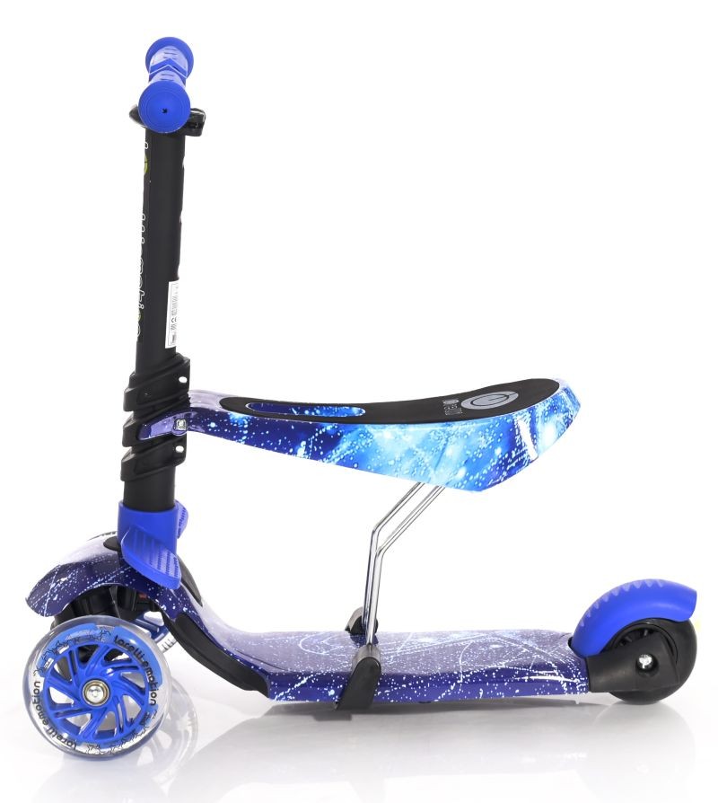 Patinete Infantil Con Asiento Smart Blue Cosmos_2