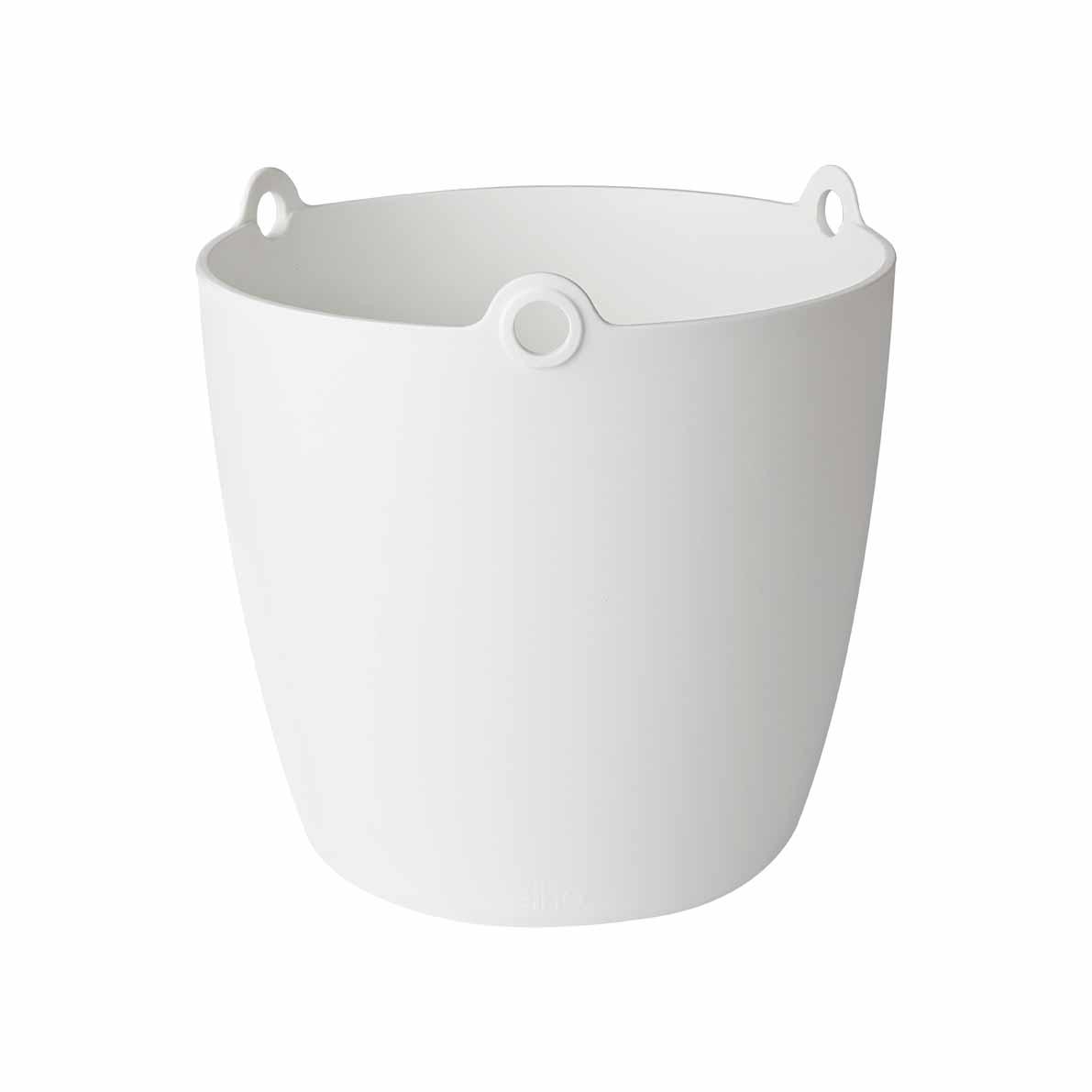 Vaso Pendurado Bruxelas Elho Branco 18,3 x 18 cm