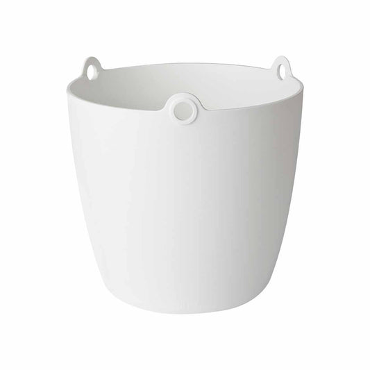 Vaso Pendurado Bruxelas Elho Branco 18,3 x 18 cm