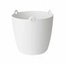 Vaso Pendurado Bruxelas Elho Branco 18,3 x 18 cm