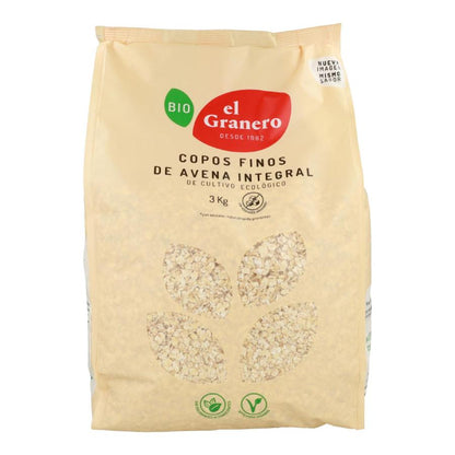Flocos de Aveia Integrais Biológicos da El Granero
