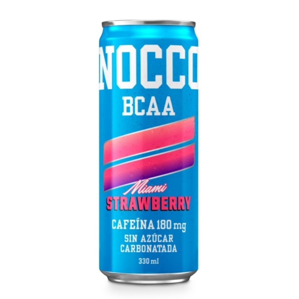 Bebida Energética Bcaa Miami Fresa 330ml Nocco_0