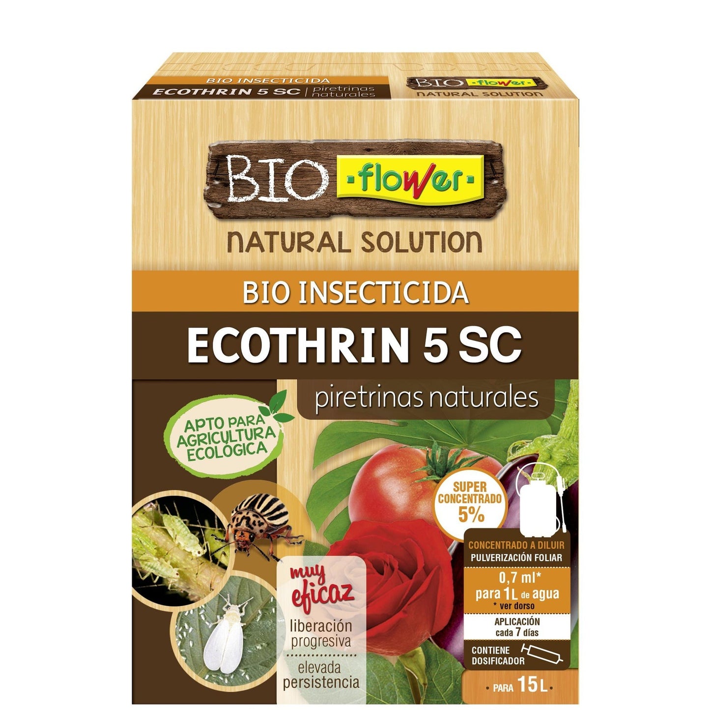 Bio Inseticida Ecothrin concentrado BioFlower 10 ml