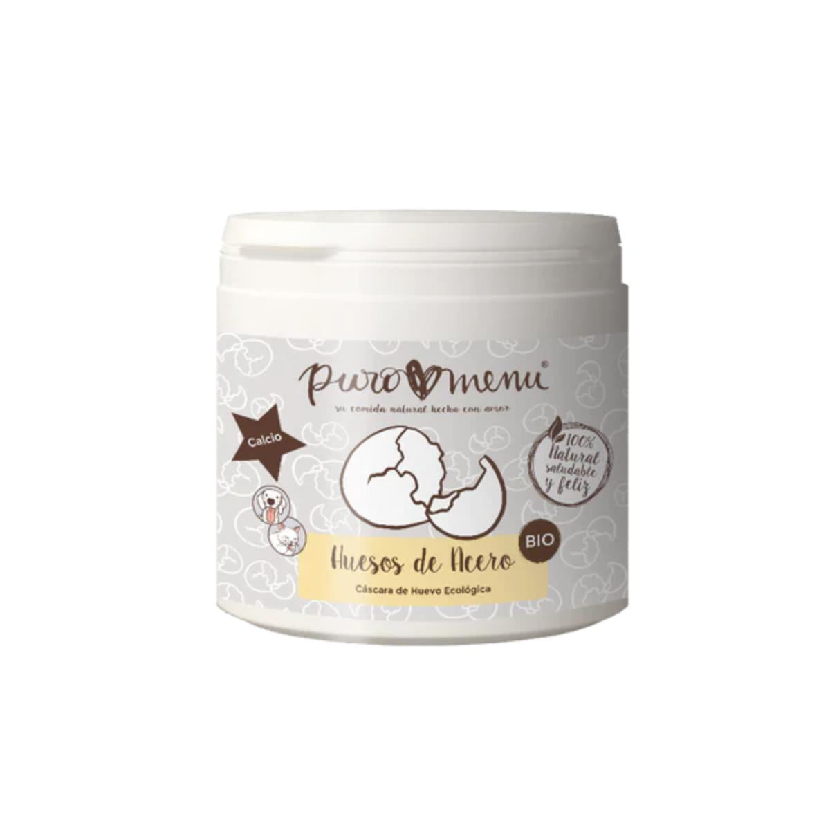 Suplemento biológico Steel Bones Eggshell para cães e gatos Puromenu 150 g