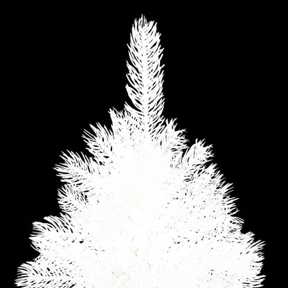 Vidaxl Árbol Artificial De Navidad Con Hojas Realistas Blanco 120 Cm_1