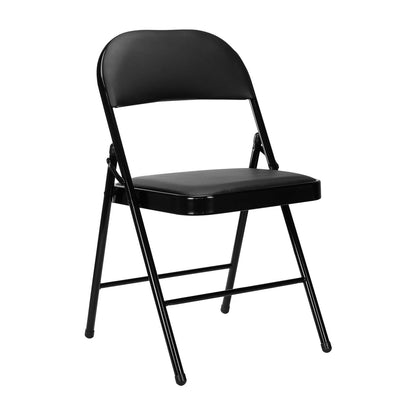 Silla Plegable Acolchada Negra 7house_0