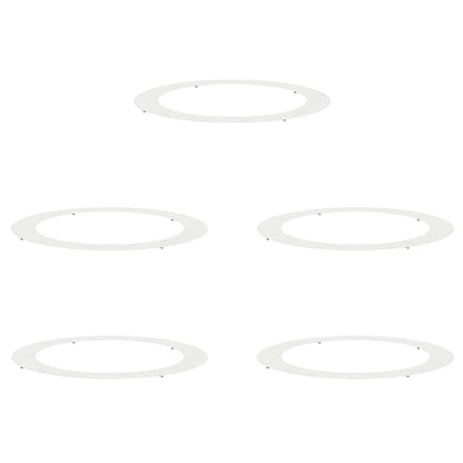 Adecuado Para Anillos De Árbol Plano 5 Uds. Ø90/120 Cm Acero_0