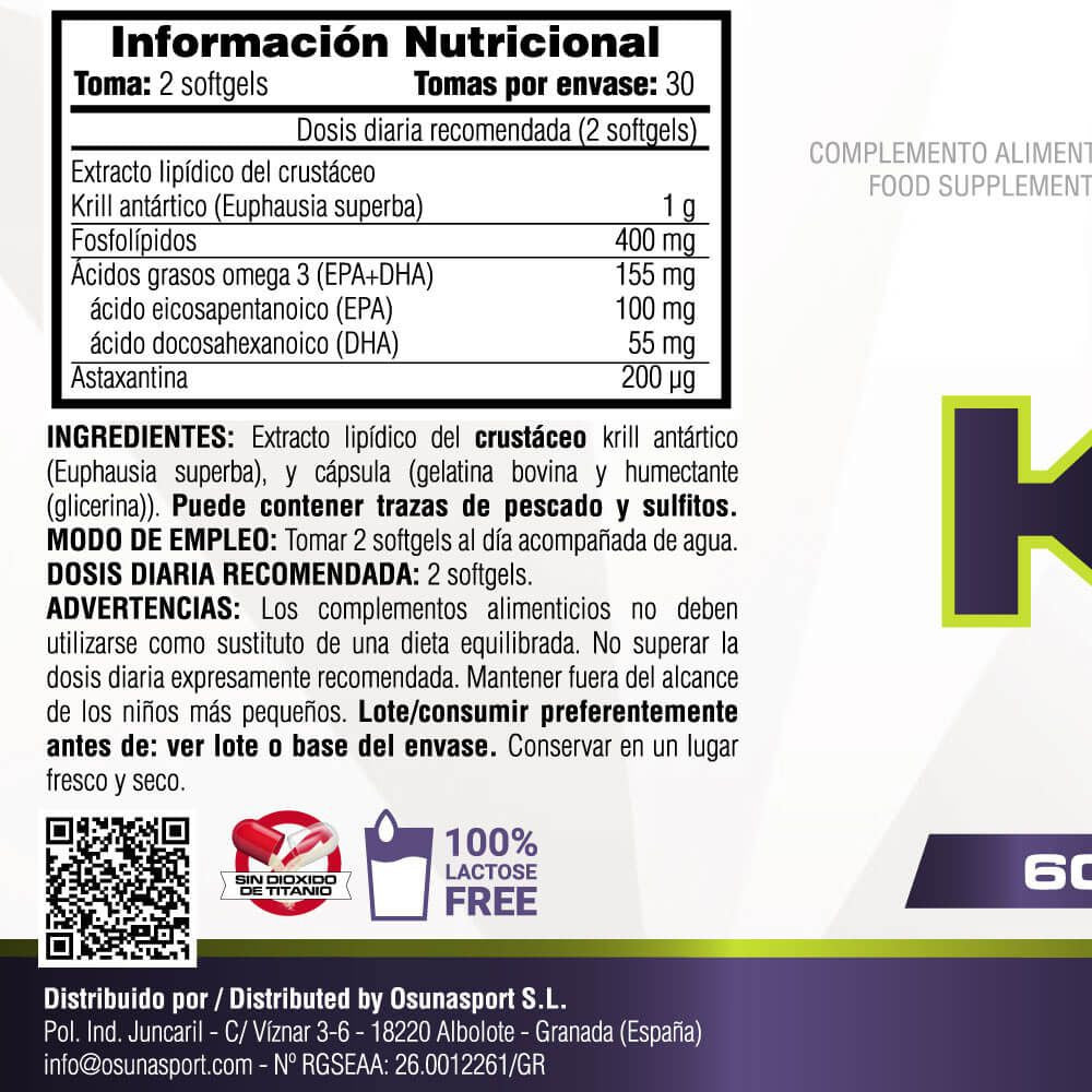 Aceite De Krill - 60 Softgels - Mejora La Salud Cardiovascular - Masmusculo_4