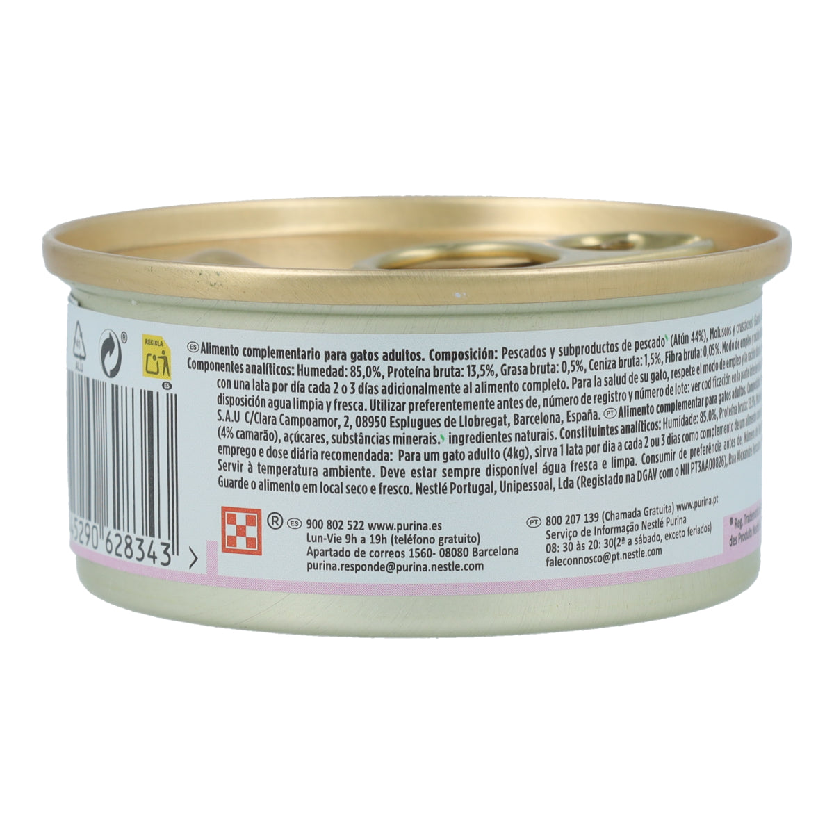 GOURMET Nature's Creations Rico em Flocos de Atum com Camarão em Gelatina 70 g