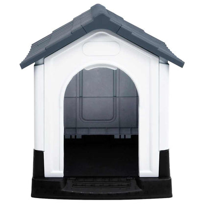 Casa Para Perro Gris 57x68x66 Cm Polipropileno_0