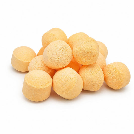 Pack 12 Bombitas Efervescentes. Alivian Pies Cansados, Refrescan E Hidratan - Pedicuras Y Manicuras - Aroma Naranja_0