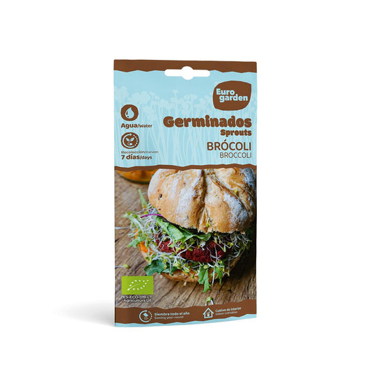 Sementes biológicas de rebentos de brócolos Eurogarden