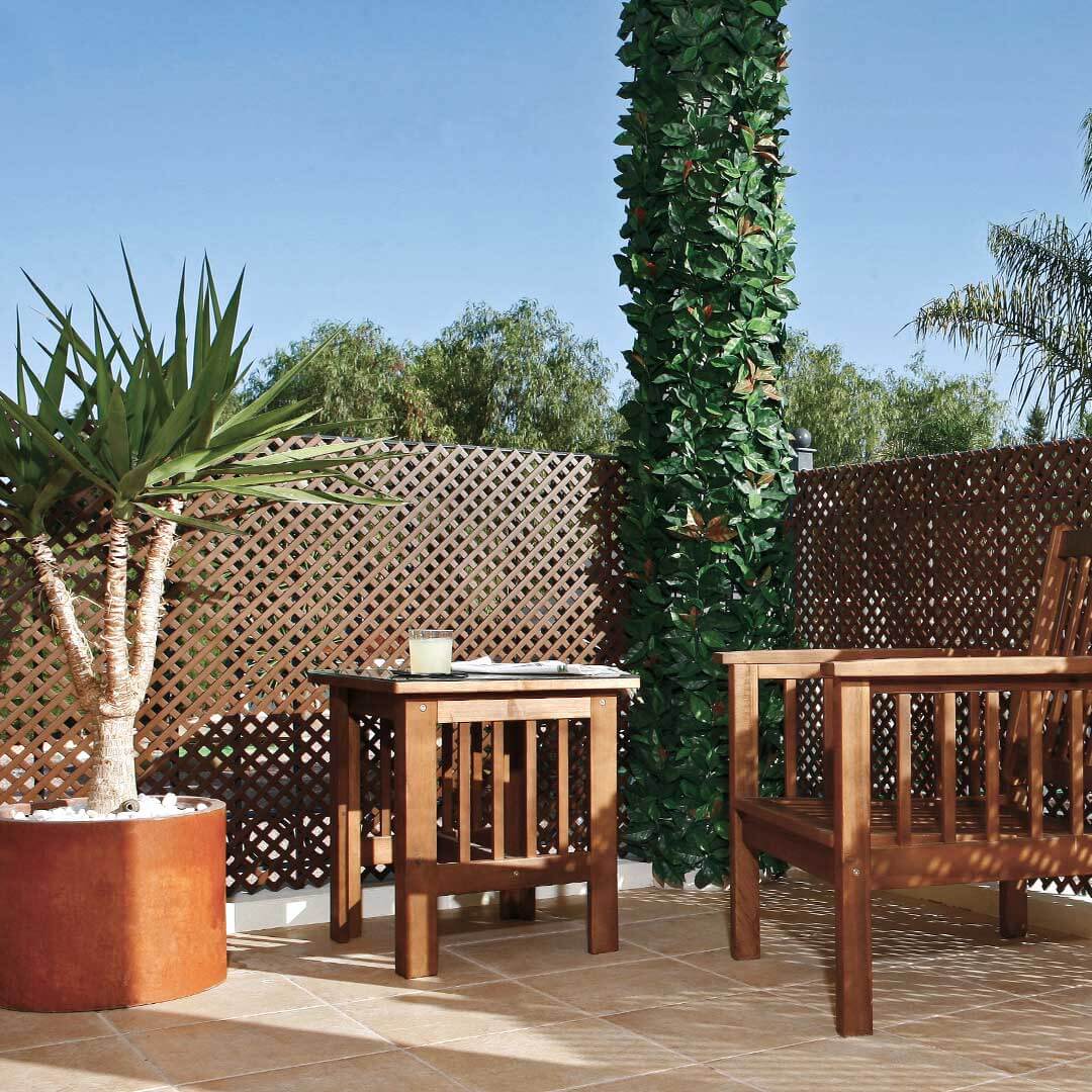 Celosia Pvc 18 Mm 1x2 Marron Nortene_4