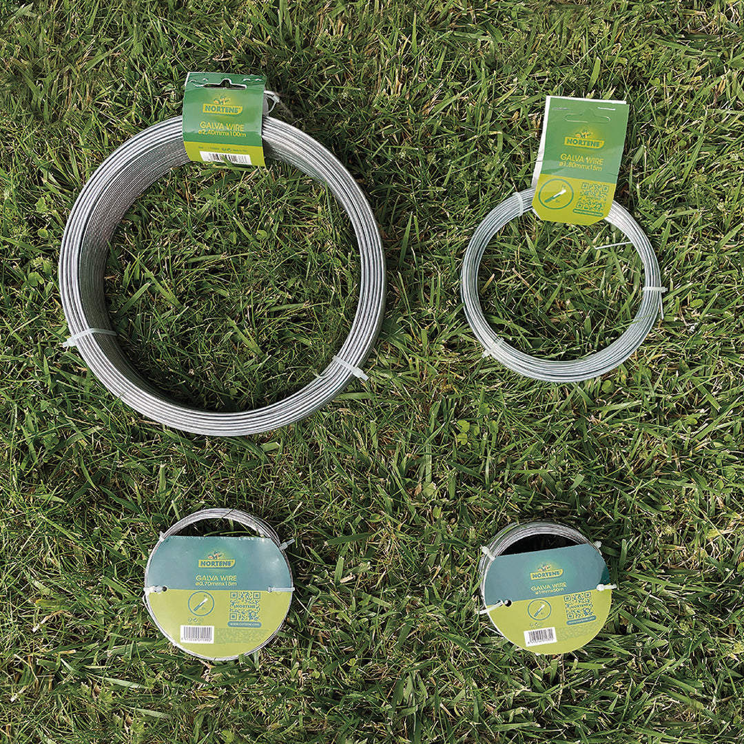 Alambre Galvanizado Galva Wire 1,3mm X 50m Nortene_1
